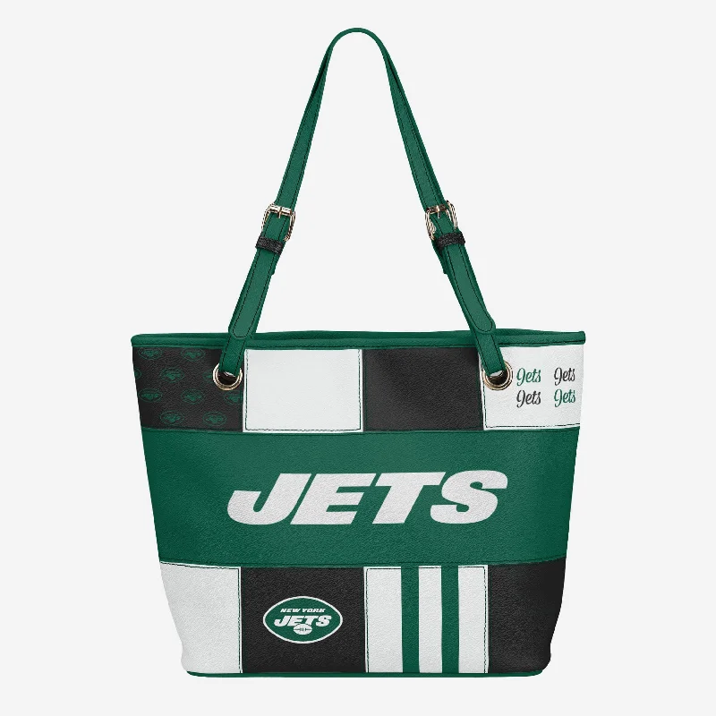 New York Jets Printed Collage Tote