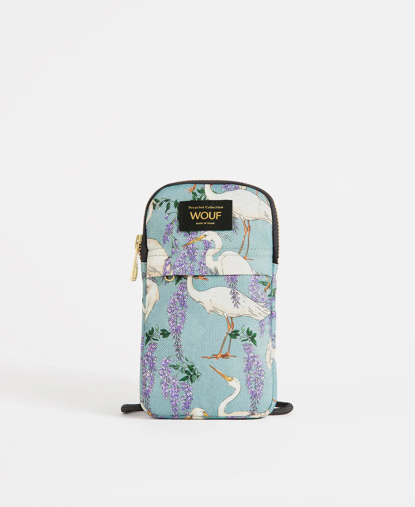 Heron Crossbody Phone Bag