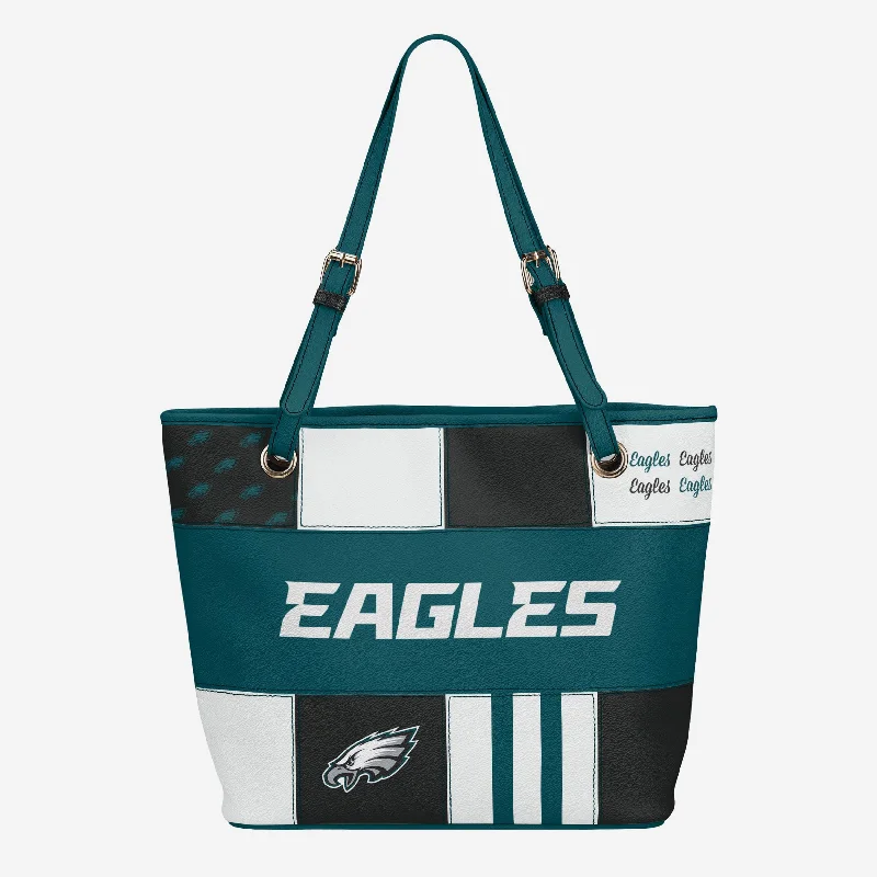 Philadelphia Eagles Printed Collage Tote