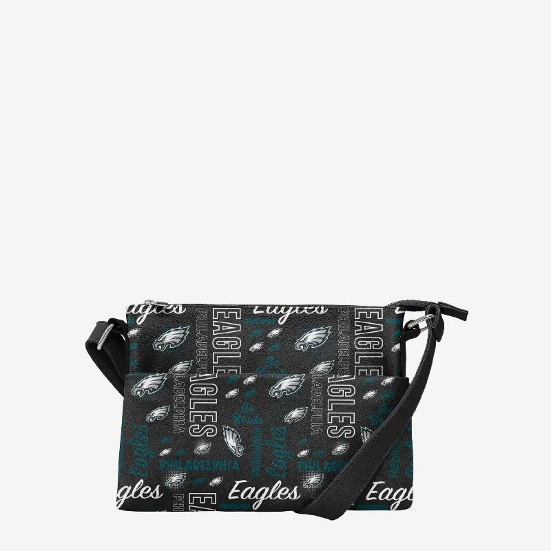 Philadelphia Eagles Spirited Style Printed Collection Foldover Tote Bag