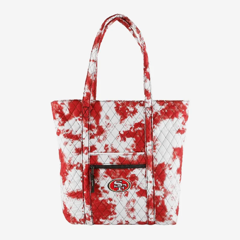 San Francisco 49ers Tie-Dye Takeaway Tote Bag