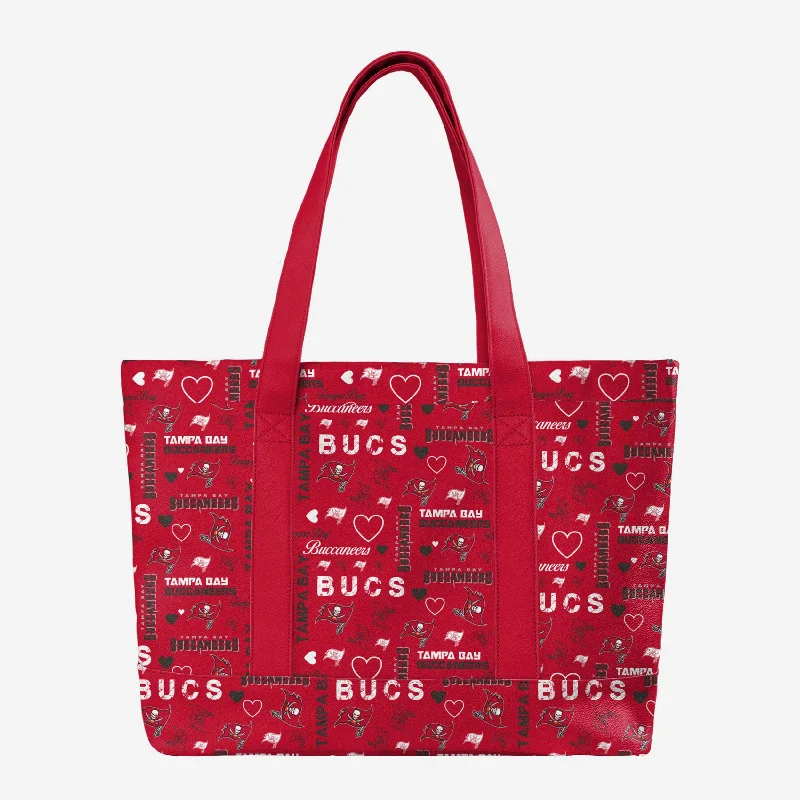 Tampa Bay Buccaneers Logo Love Tote Bag