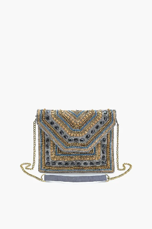 Jeweled Pharaoh Crossbody Clutch