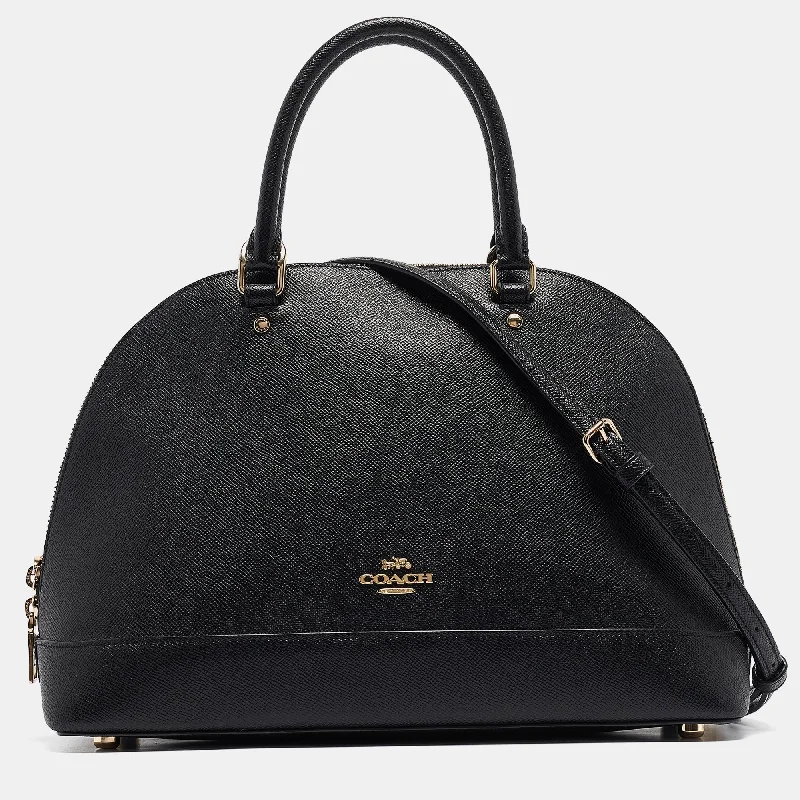 Coach Black Leather Sierra Satchel