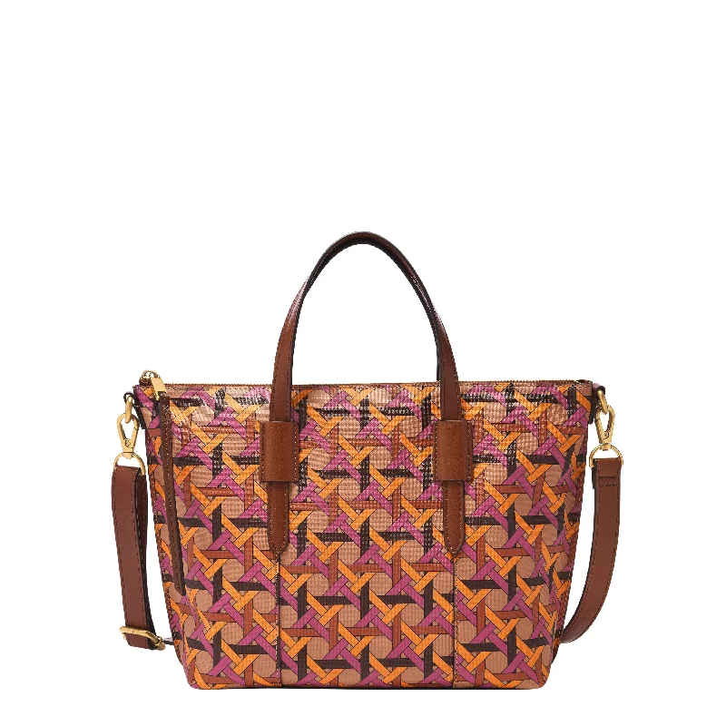 Fossil Women's Skylar Printed Satchel