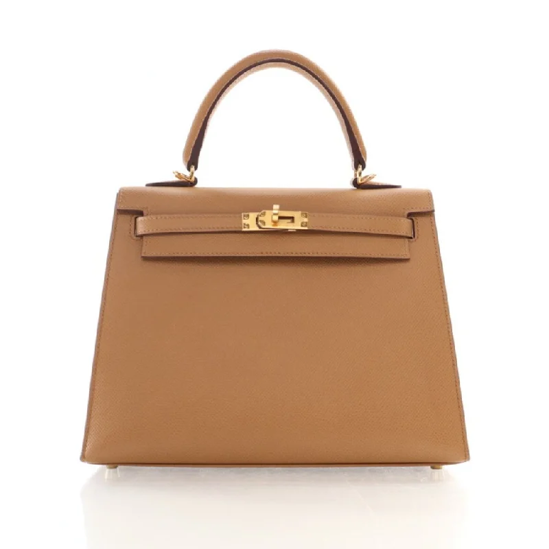 Hermes Kelly 25 Biscuit Epsom