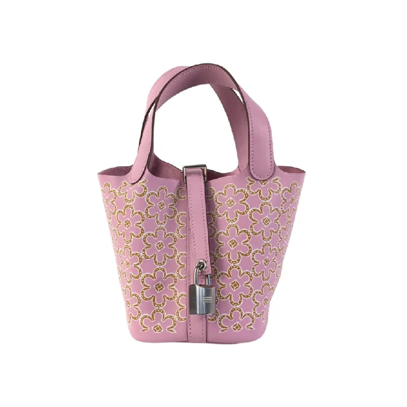 Hermes Lucky Daisy Picotin 14 Mauve Sylvestre Swift