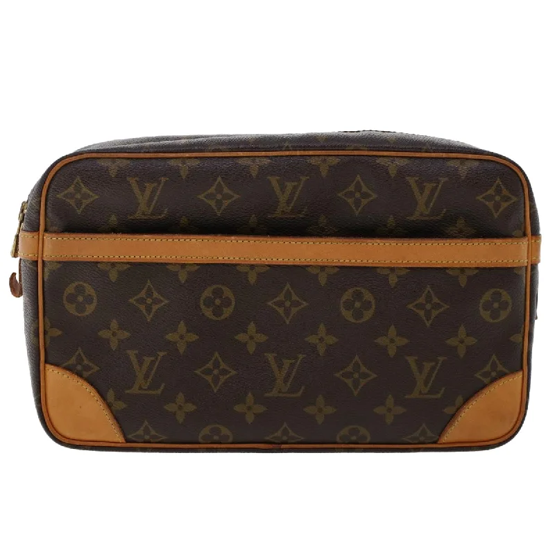 Louis Vuitton Compiegne 28  Canvas Clutch Bag (Pre-Owned)