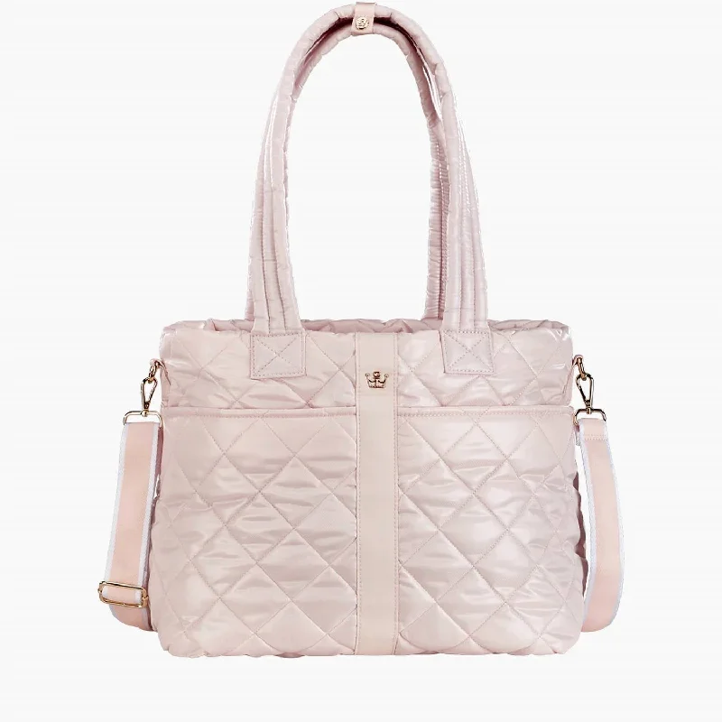 Maxed Out Wanderlust Tote In Petal Pink