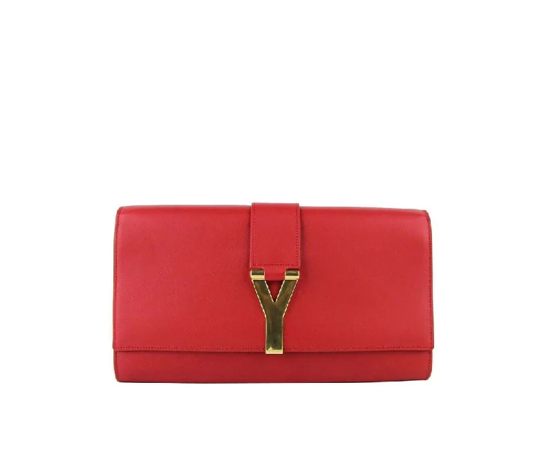 Saint Laurent Women's Classic Y Leather Paris Clutch