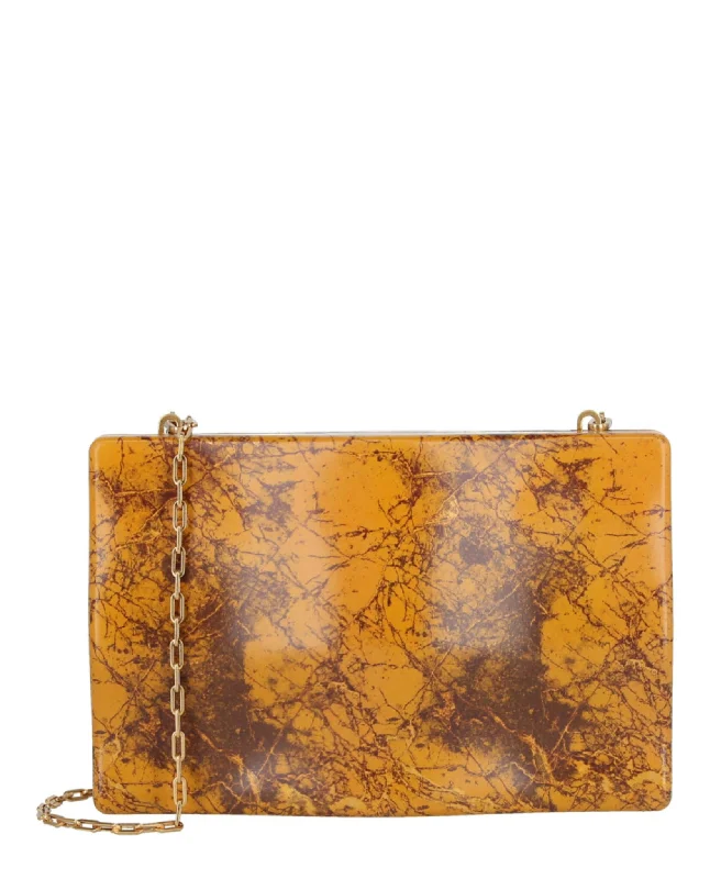 Spazzolato Leather Clutch Bag