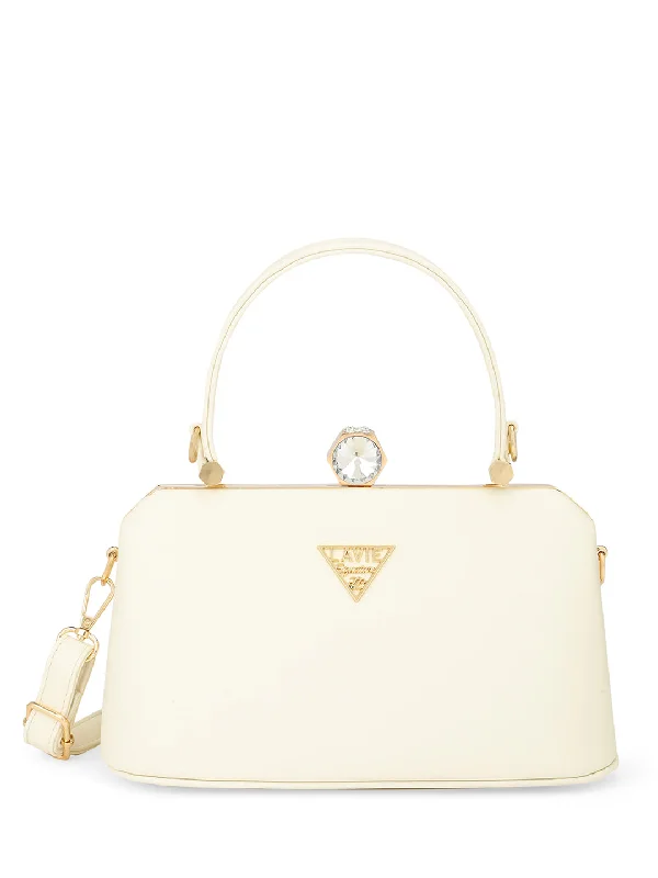 Lavie Signature Gaum Off White Large Women's Frame Bag