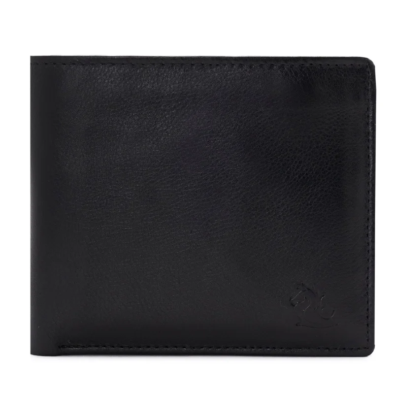 10092 Black Leather Bifold Wallet