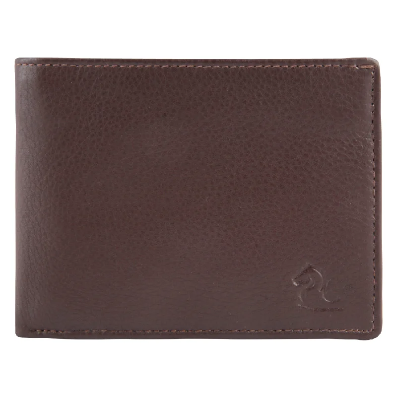 14003 Tan Bifold Coin Wallet