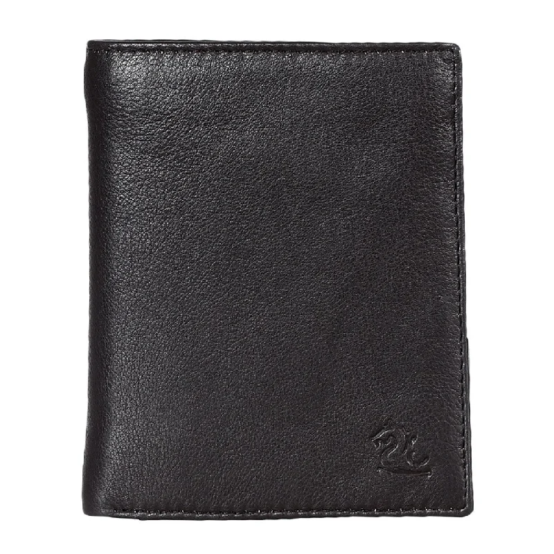 14027 Brown Vertical Bifold Wallet