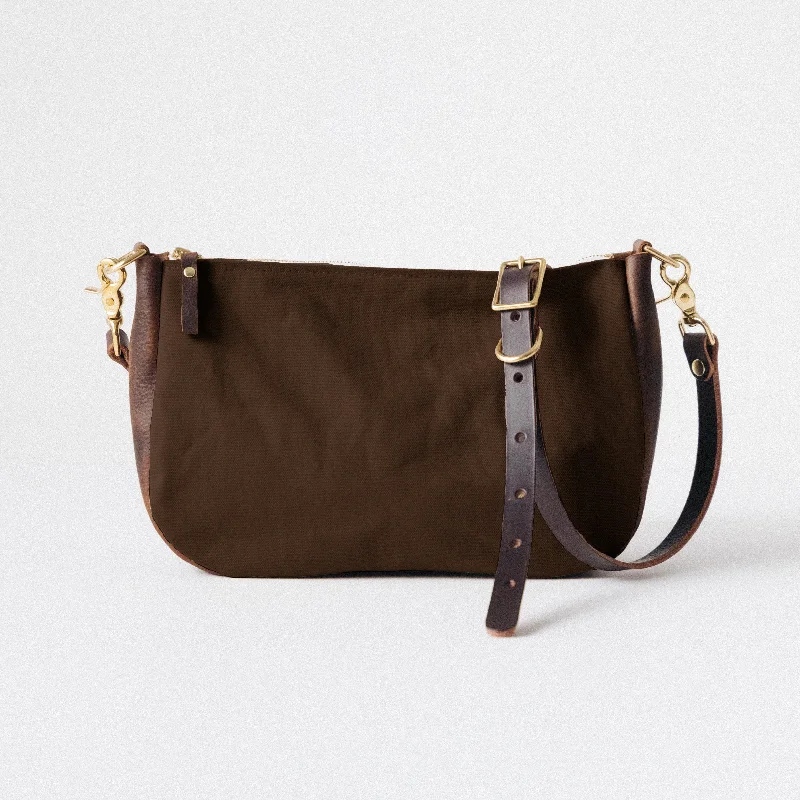 Sporty Fashion Offers Brown Canvas Crossbody Bag Affordable Elegance, Grab Yours