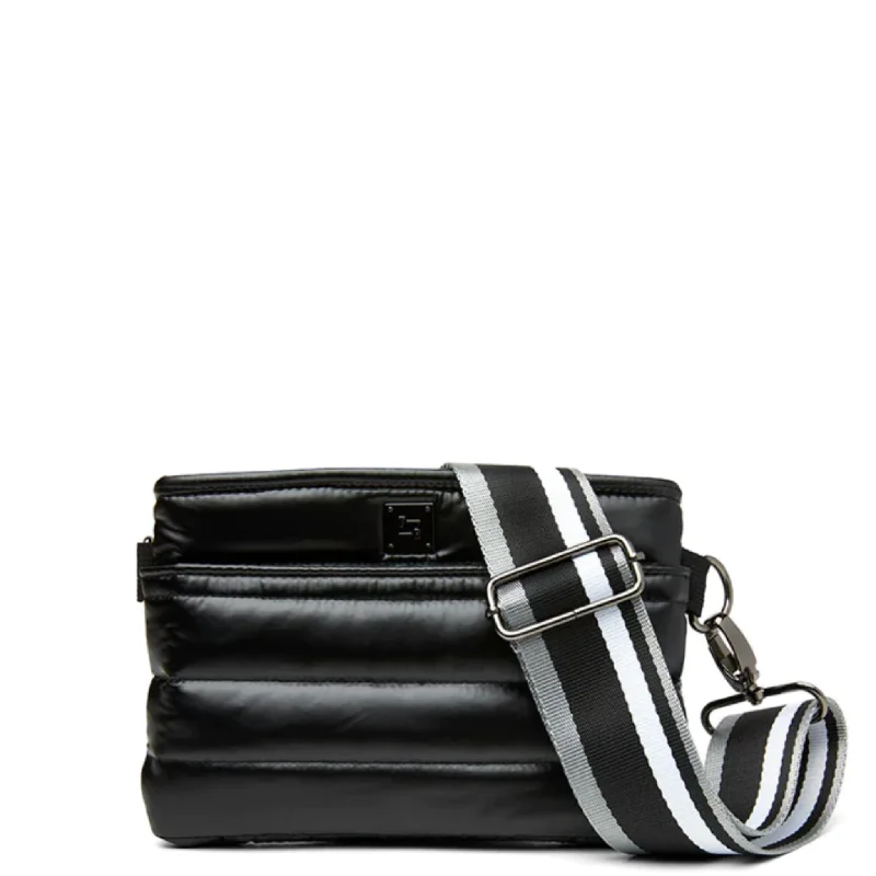 Pearl black w stripe strap