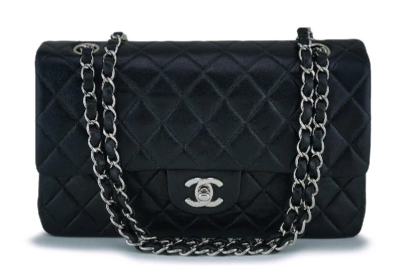 Chanel Black Medium Classic Double Flap Bag SHW