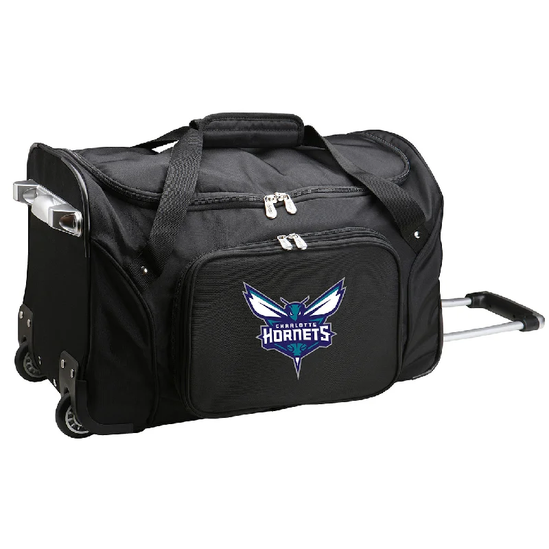 Charlotte Hornets Luggage | Charlotte Hornets Wheeled Carry On Luggage