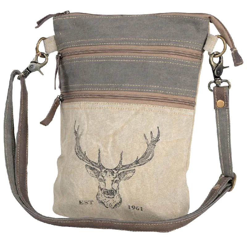 Contemporary Fashion Sale Deer Double Zip Crossbody Luxury Handbags, Budget-Friendly