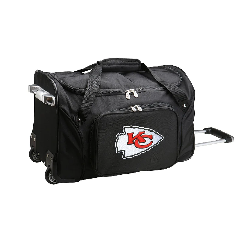 Kansas City Chiefs Luggage | Kansas City Chiefs Wheeled Carry On Luggage