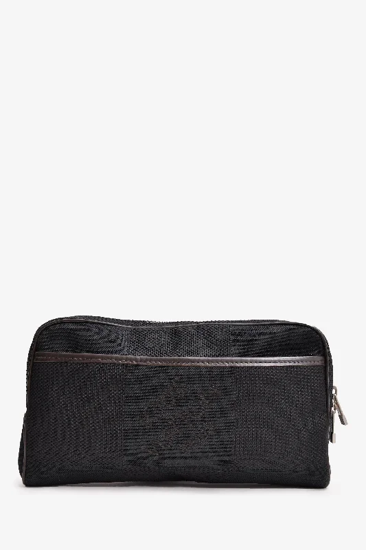 Louis Vuitton 2008 Black Damier Geant Canvas Waist Bag