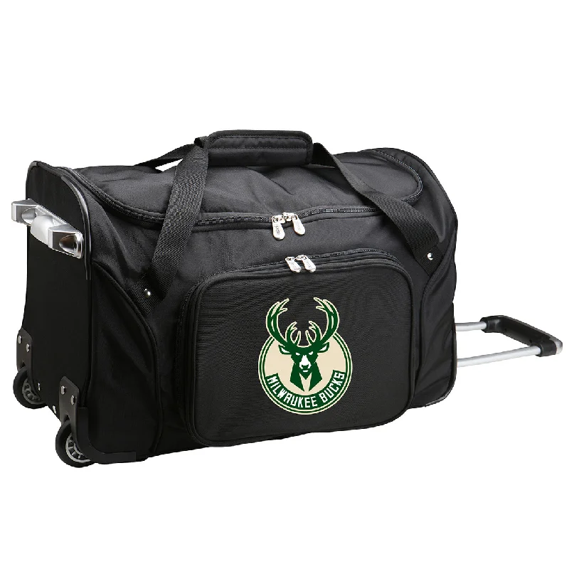 Milwaukee Bucks Luggage | Milwaukee Bucks Wheeled Carry On Luggage