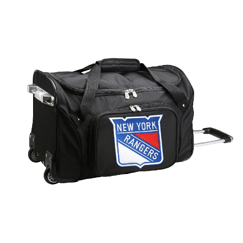 New York Rangers Luggage | New York Rangers Wheeled Carry On Luggage