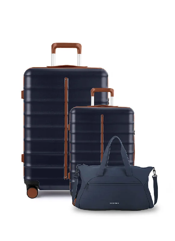 Odyssey Set of 2 & Float Duffle Combo | Ocean Blue | Cabin+Large Hard Luggage & Duffle Affordable Elegance, Grab Yours Now