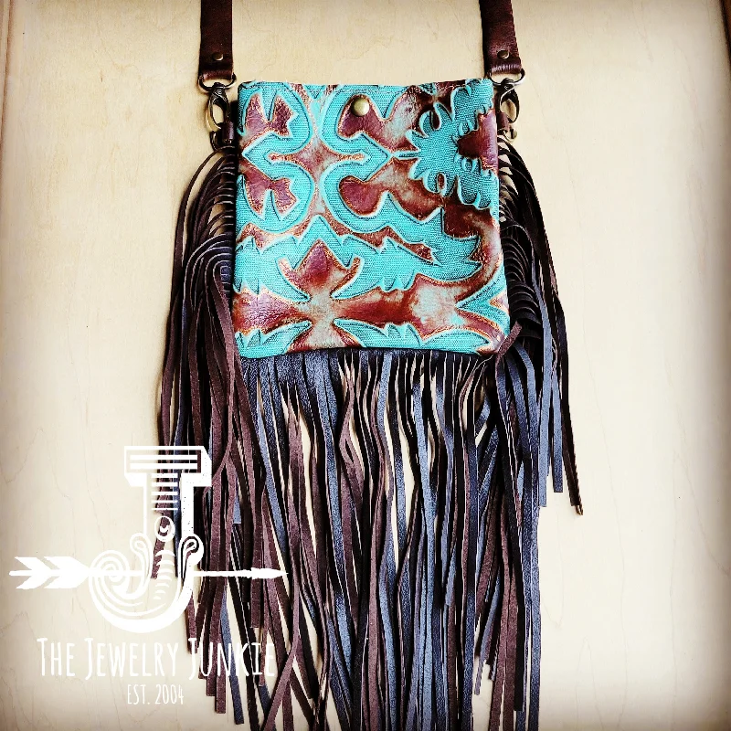 Smart Casual Deals **Small Crossbody Handbag w/ Copper LaredoFull Fringe 508ff Statement Bags, Shop Today