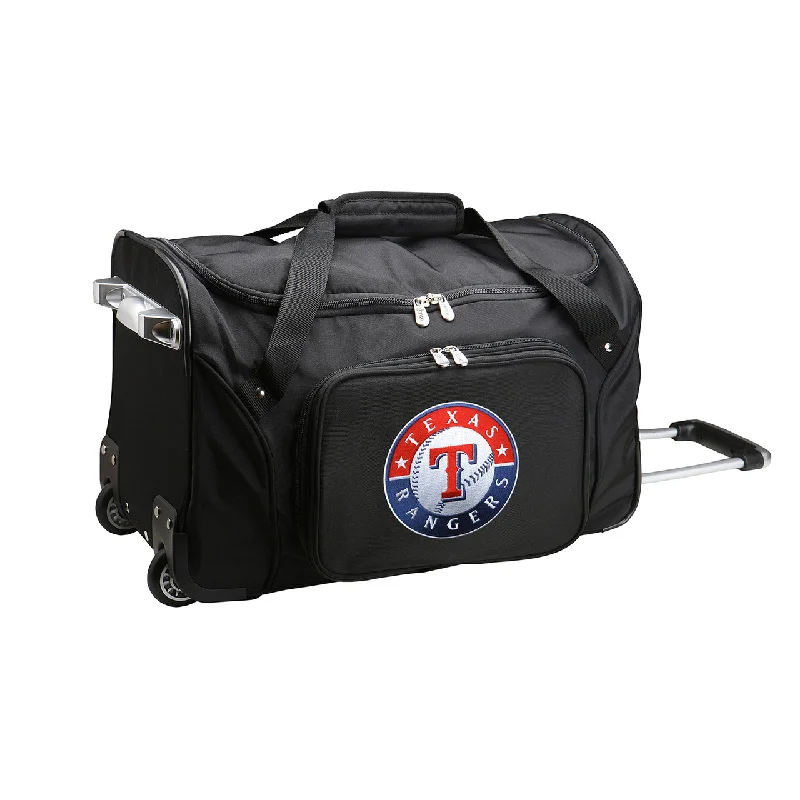 Texas Rangers Luggage | Texas Rangers Wheeled Carry On Luggage