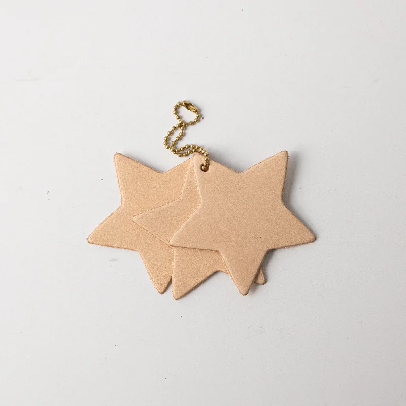 Vegetable Tanned Star Charms