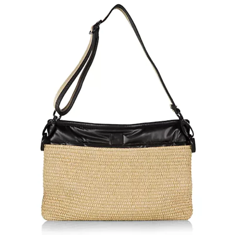 Black with Dune Raffia