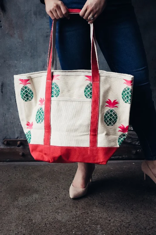 Pineapple Canvas Tote