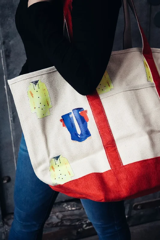 Rainy Day Canvas Tote